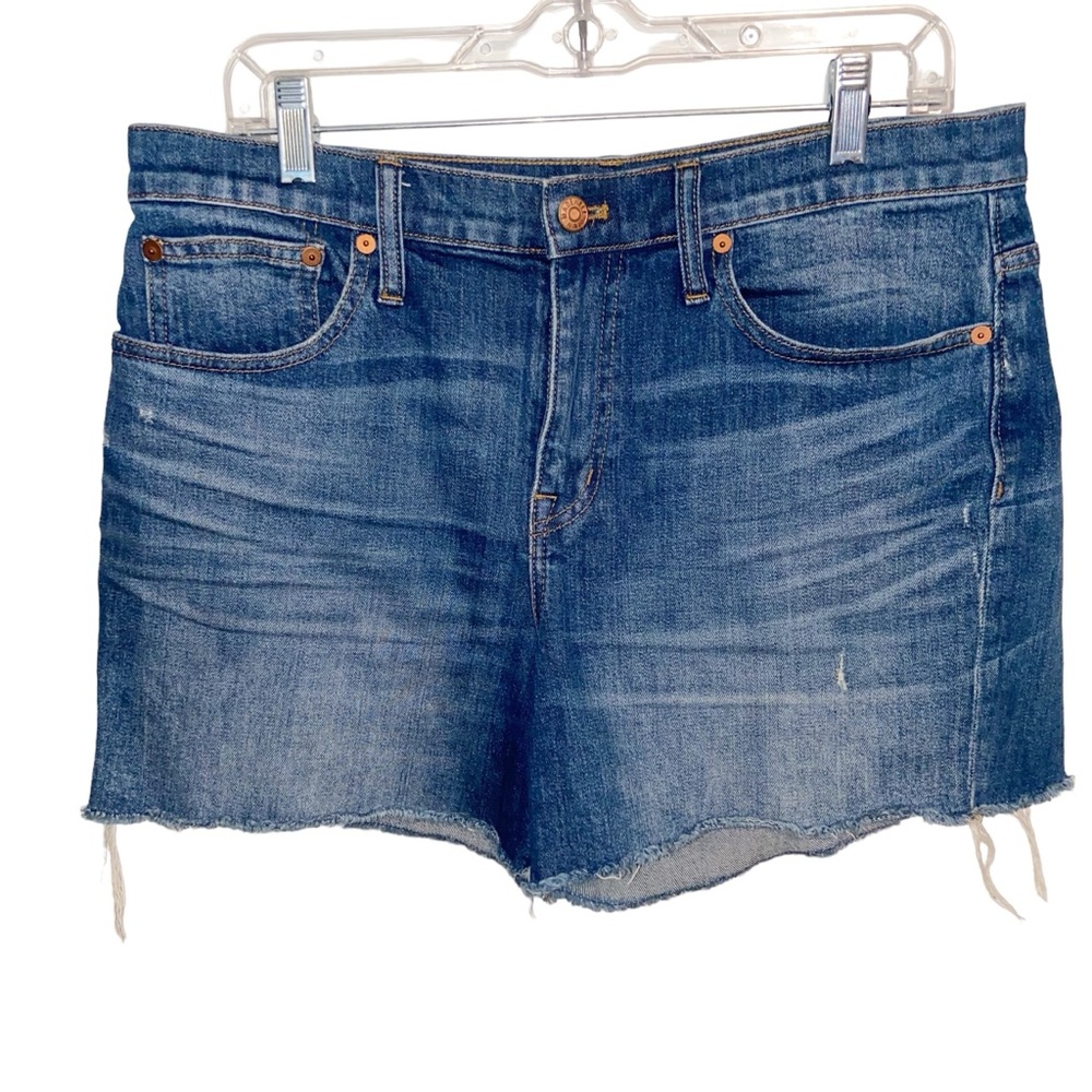 Madewell High Rise Denim Shorts Blue Jean Womens Size 30 Classic Cut offs Summer